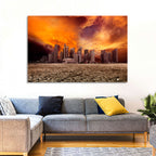 Desolate Singapore Skyline Wall Art