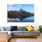 Pioneer Peak Reflected in Jim Lake Wall Art