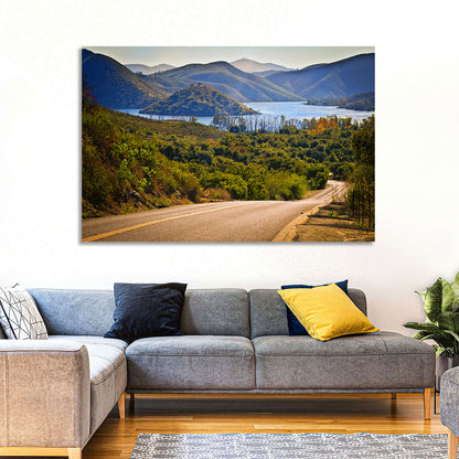 Lake Hodges Roadside Vista Wall Art
