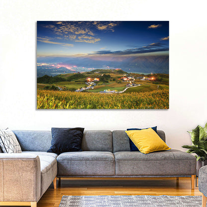 Sixty Stone Mountain Nightscape Wall Art