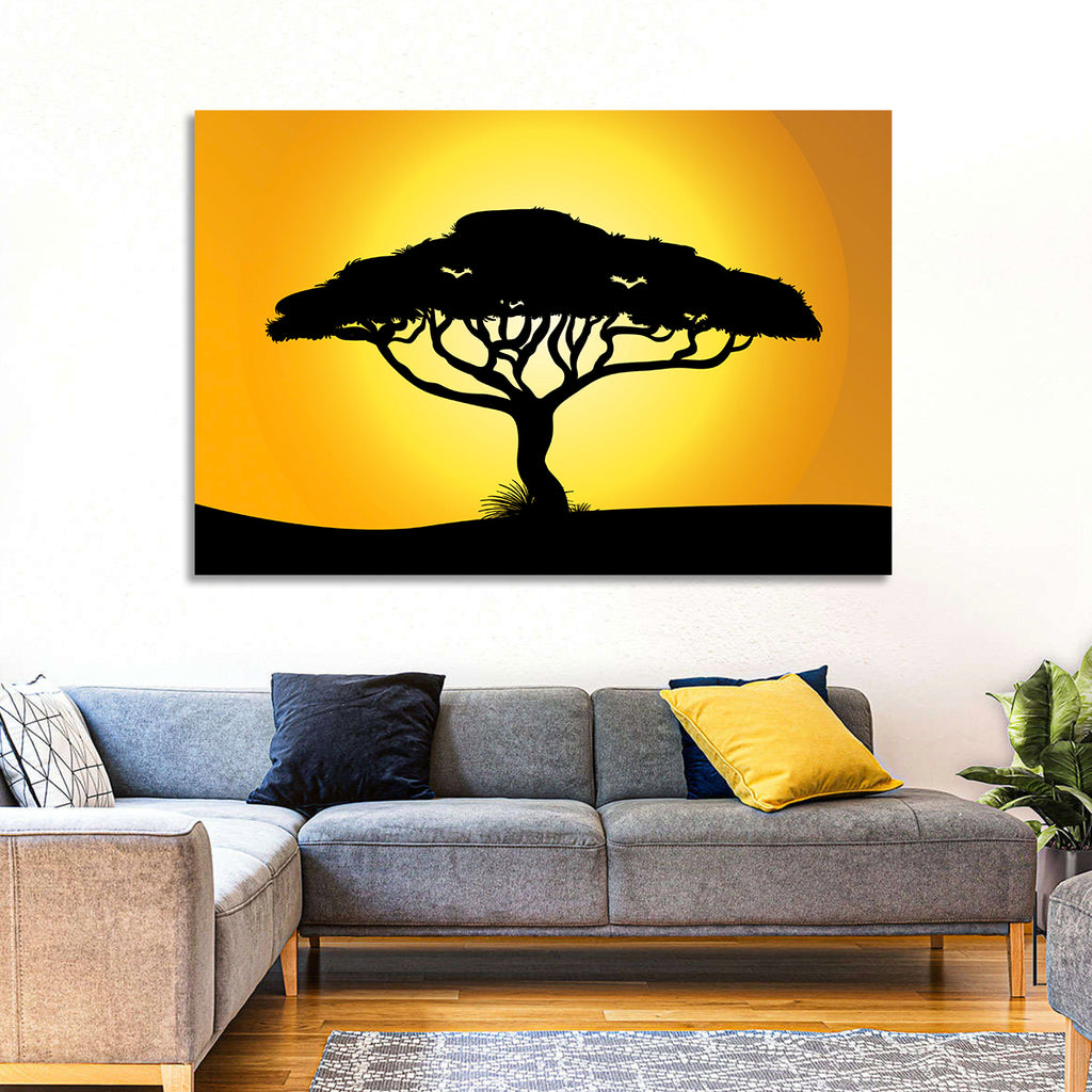 Acacia at Sunset Wall Art