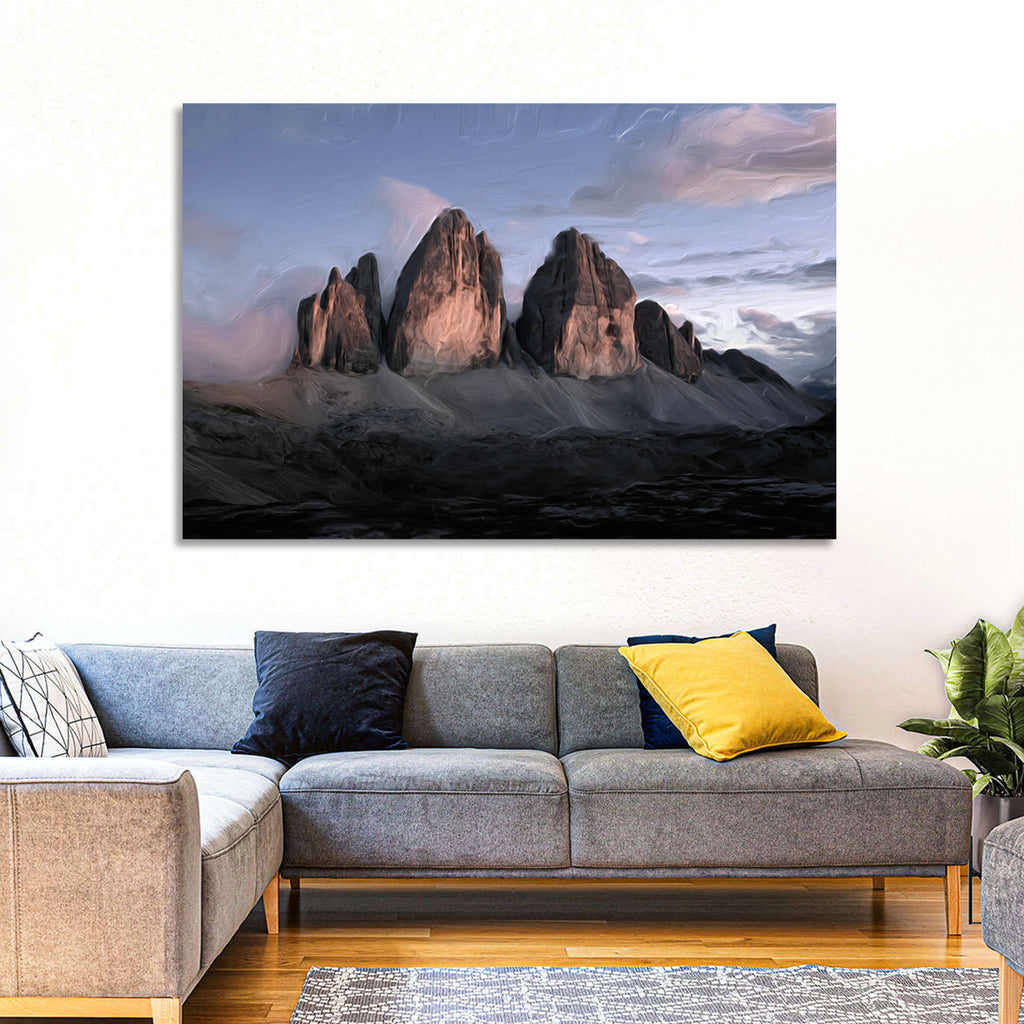 Tre Cime at Dusk Wall Art