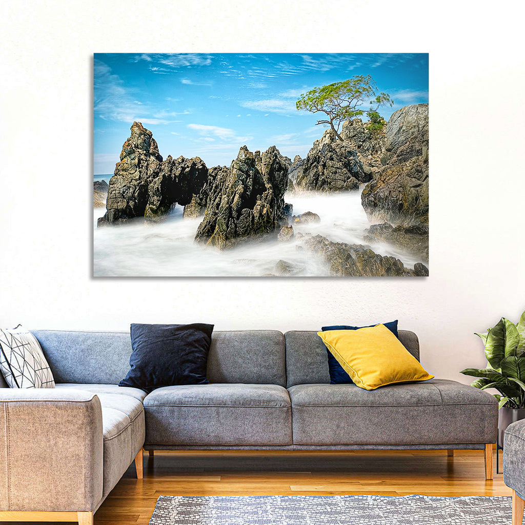 Karang Bebay Misty Shore Wall Art