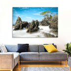Karang Bebay Misty Shore Wall Art