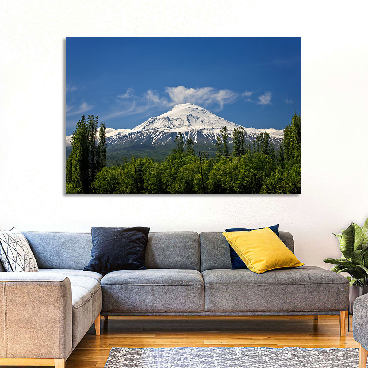 Mount Ararat Wall Art in a room, landscape