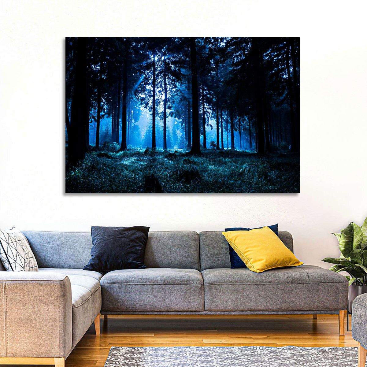 Thuringia Forest at Dusk Wall Art