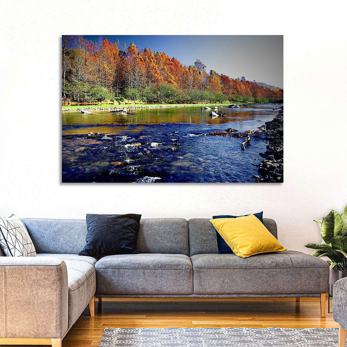 Beavers Bend State Park Wall Art in a room, landscape