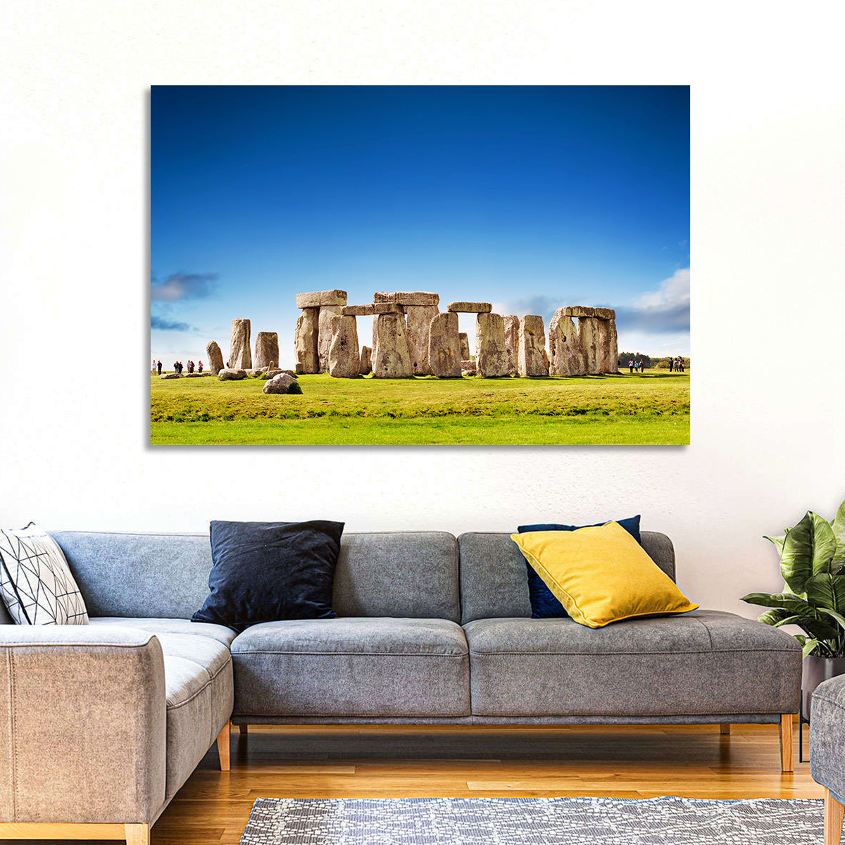 Stonehenge Under Blue Sky Wall Art