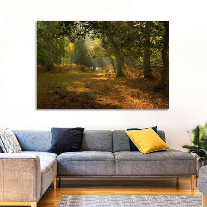 Autumn Forest Path, Hampshire Wall Art