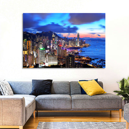 Victoria Harbour Skyline, Hong Kong Wall Art
