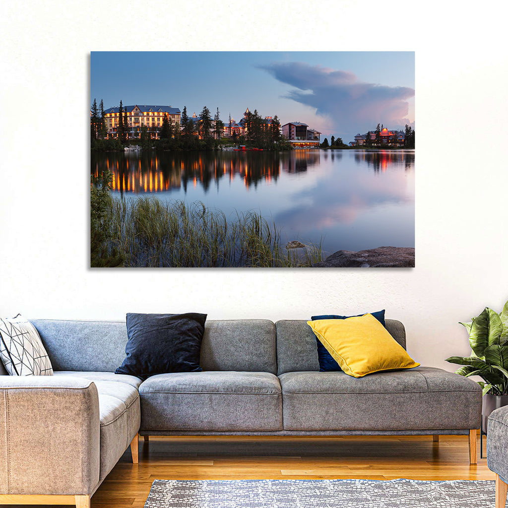 Štrbské Pleso at Dusk Wall Art