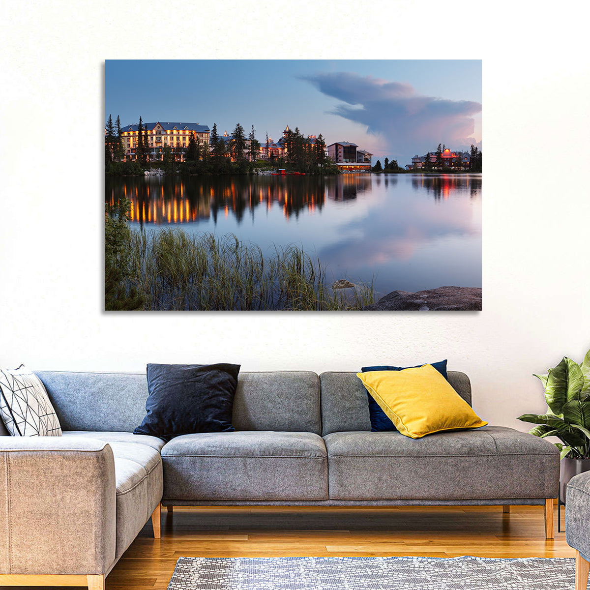 Štrbské Pleso at Dusk Wall Art