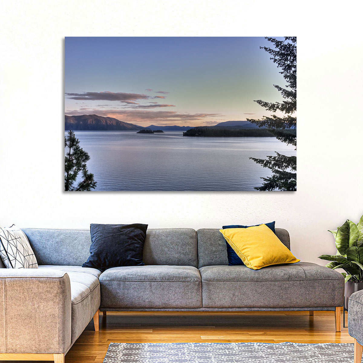 Lake Pend Oreille at Dusk Wall Art