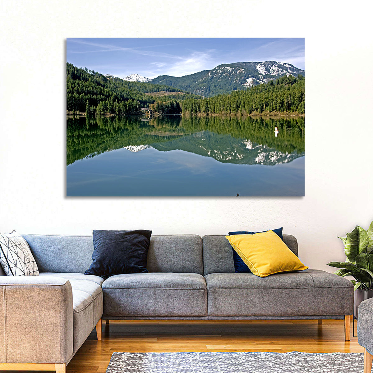 Lake Crescent Reflection Wall Art