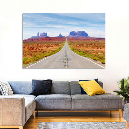 Highway 163 Into Monument Valley Wall Art