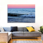 Lake Michigan Sunset with Sailboat Wall Art