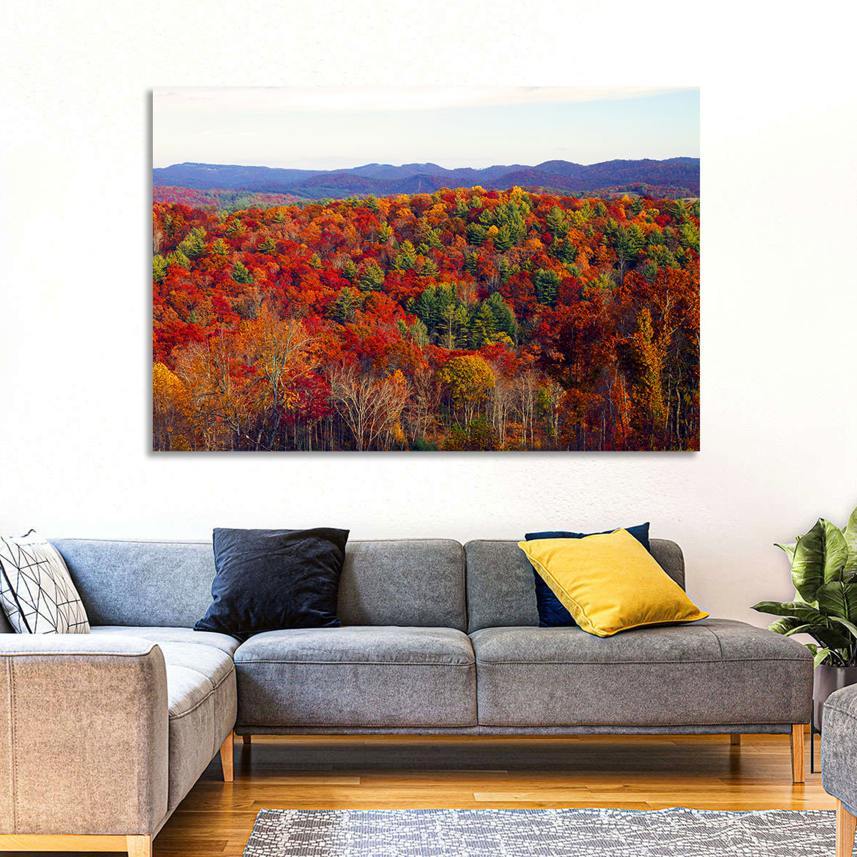 Autumn in the Appalachian Forest Wall Art