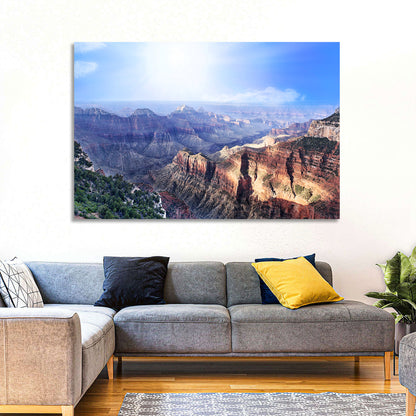 Grand Canyon Sunlit Vista Wall Art