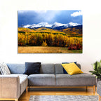 Crested Butte Autumn Mountains Wall Art