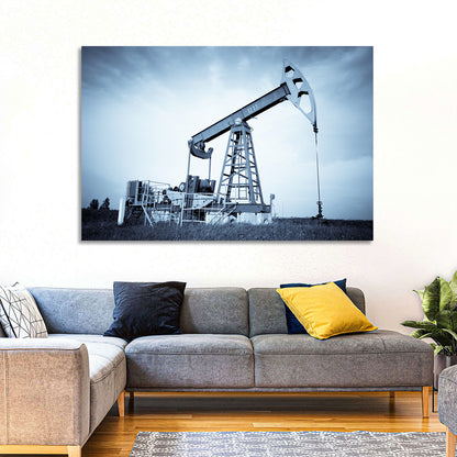 Oil Pump Jack 1211 Wall Art
