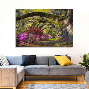 Azalea Flowers Garden Wall Art