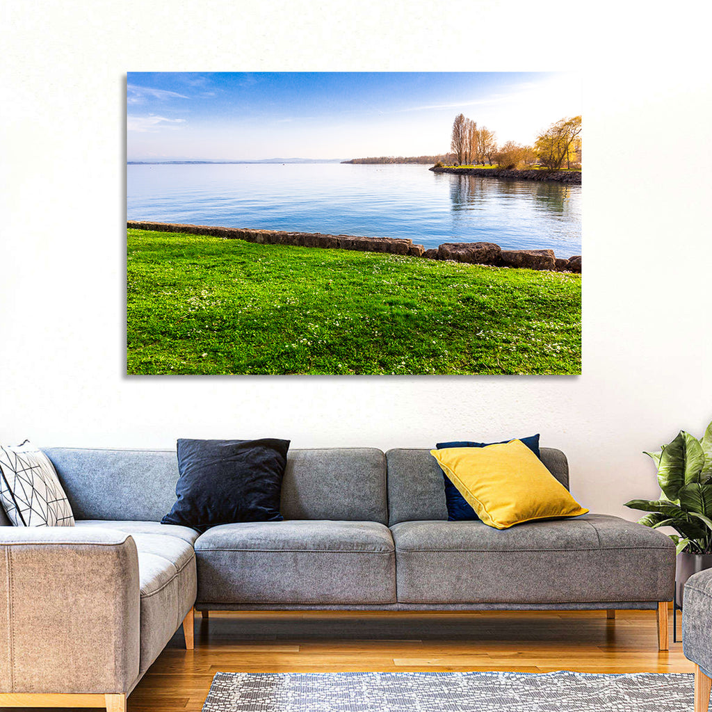 Lake Neuchatel Meadow Wall Art
