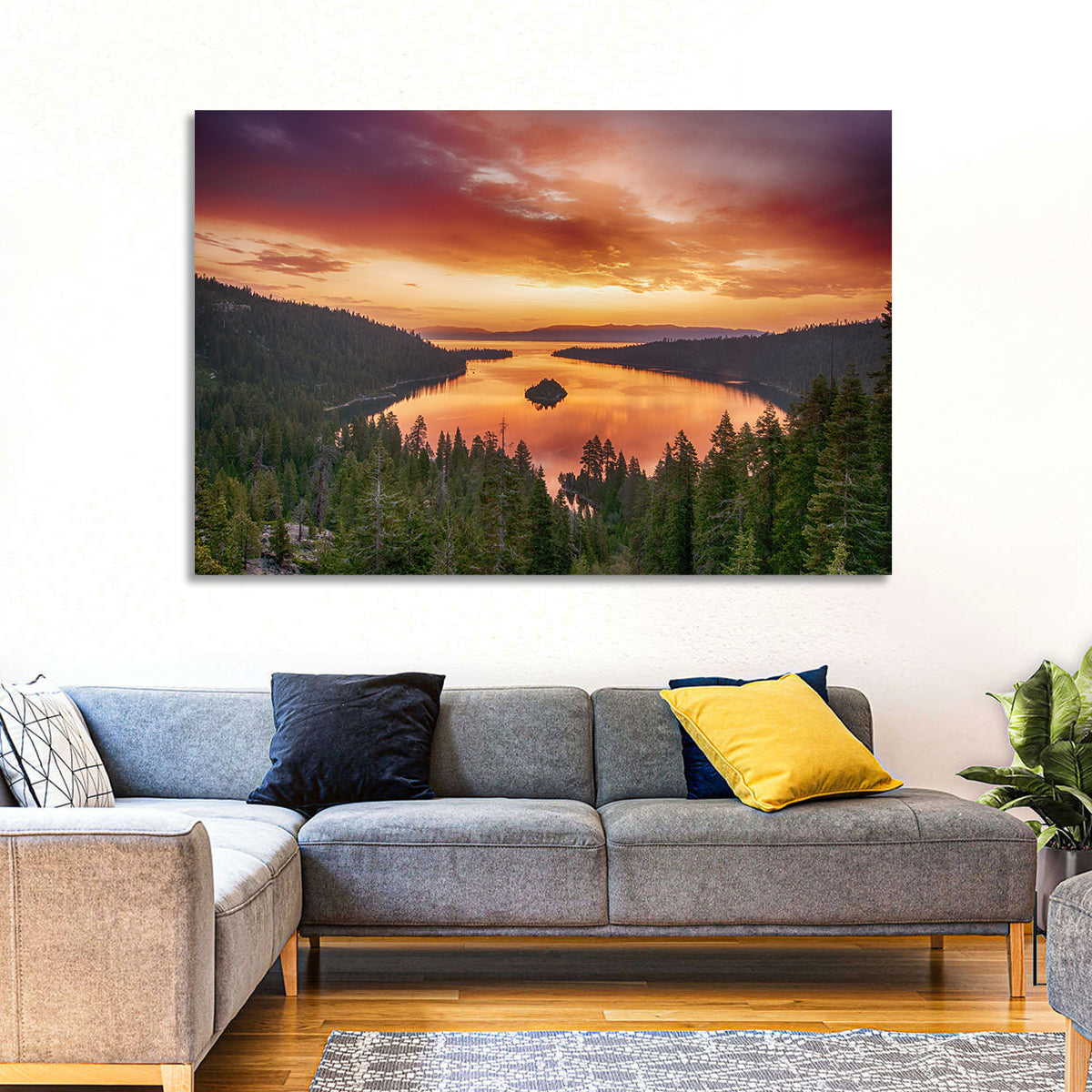 Emerald Bay Sunrise, Lake Tahoe Wall Art