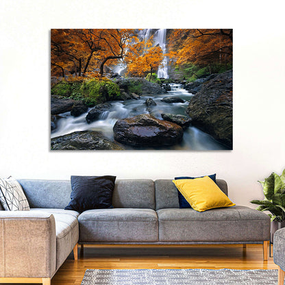 Konglan Autumn Waterfall Wall Art