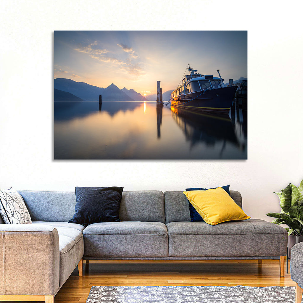 Lake Lucerne Sunset Wall Art