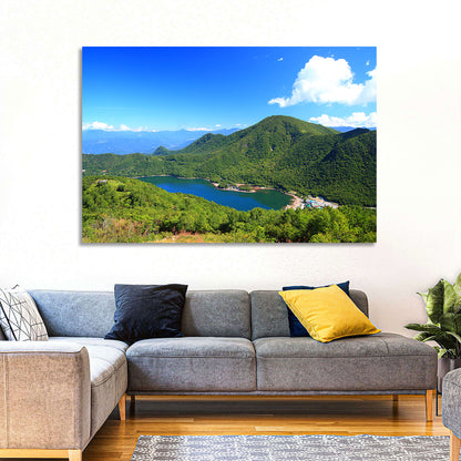 Mount Akagi and Lake Yunoko Wall Art
