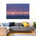 Twilight Offshore Wind Farm Wall Art