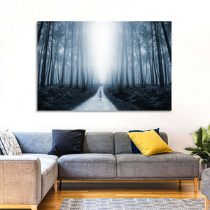 Scary Forest Road Wall Art