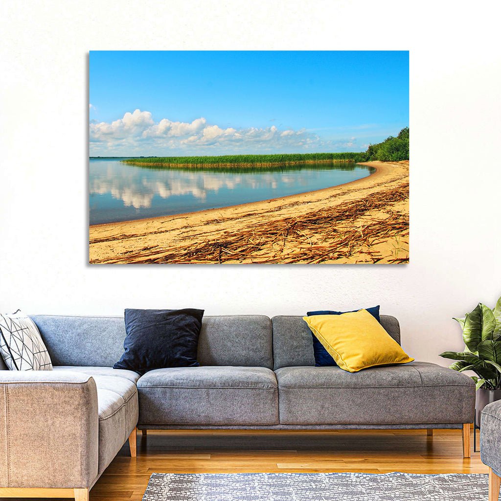 Lake Pskov Shoreline Wall Art