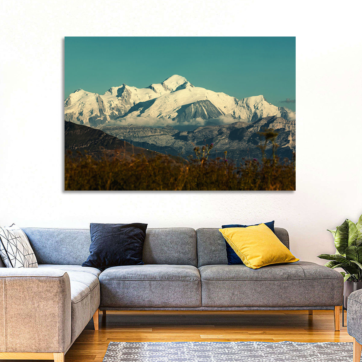 Snowy Mont Blanc Wall Art