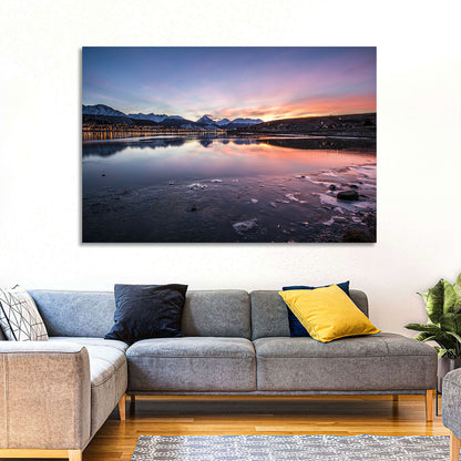 Ushuaia Twilight Reflection Wall Art