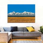 Snow-capped Peaks Over Lake Titicaca Wall Art