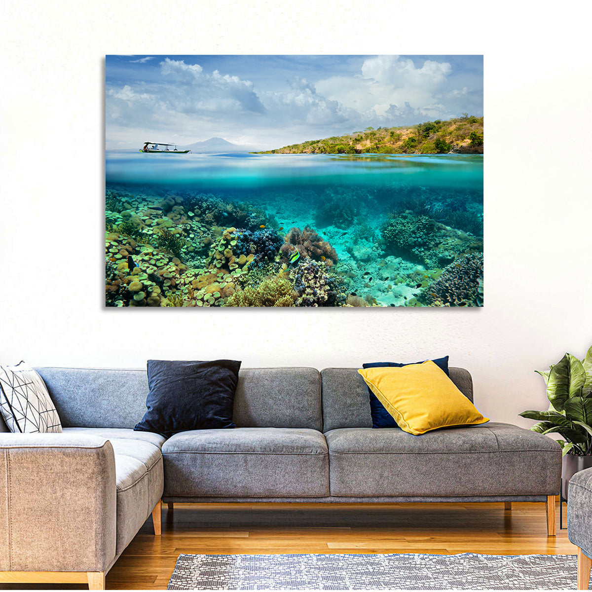 Menjangan Island Split View Wall Art