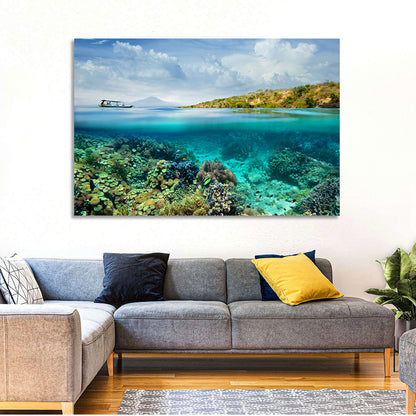Menjangan Island Split View Wall Art
