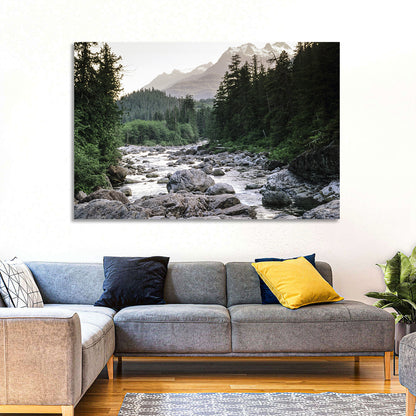 Snake River Mountain View Wall Art