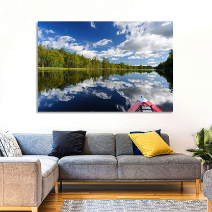 Karelia Kayak Reflection Wall Art
