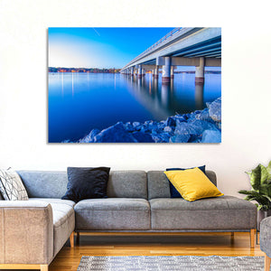 Bridge Over Lake Wylie Wall Art