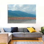 Flock of Flamingos at Lake Bogoria Wall Art
