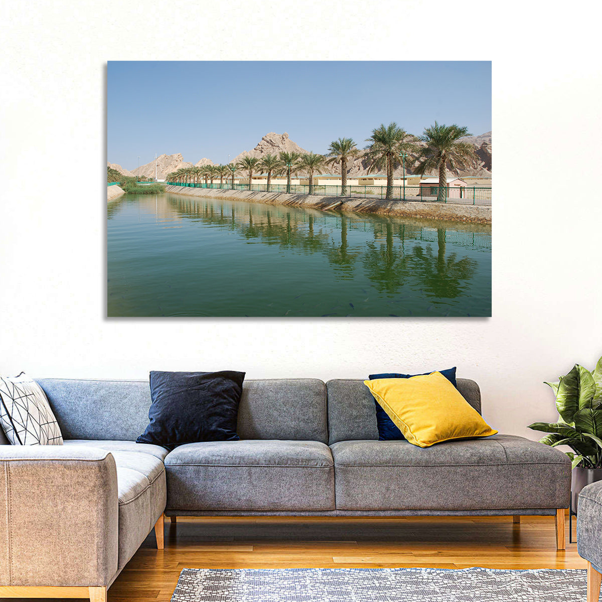 Palm Lake Reflections Wall Art
