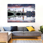 Westminster Bridge at Dusk Wall Art