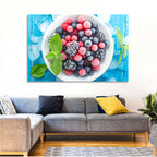 Frozen Berry Bowl Wall Art