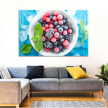 Frozen Berry Bowl Wall Art