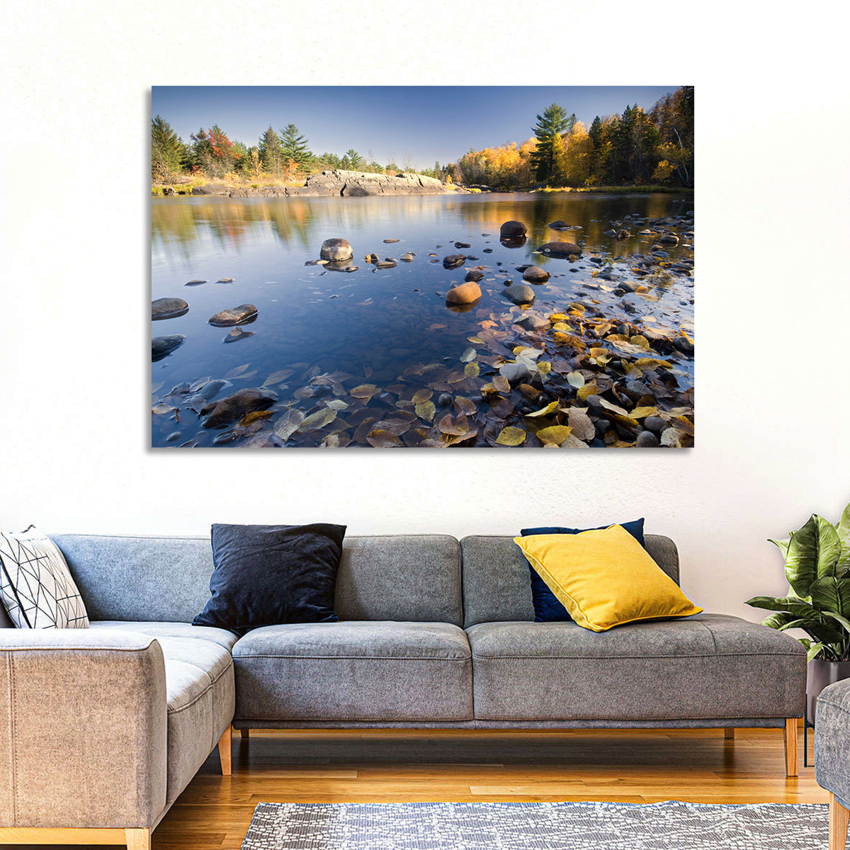 Minnesota Autumn Lakeshore Wall Art