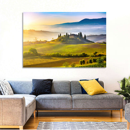 Tuscan Morning Landscape Wall Art