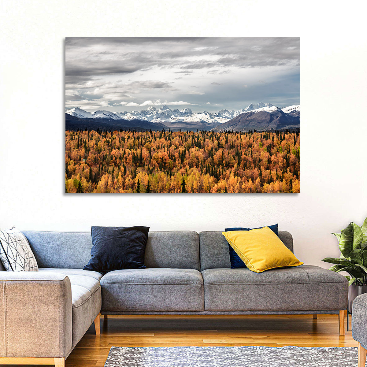 Talkeetna Autumn Landscape Wall Art