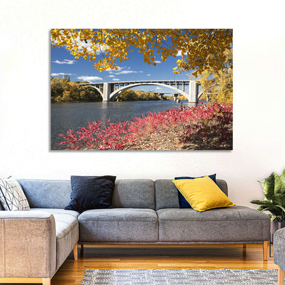 Ford Parkway Bridge Mississippi River Wall Art
